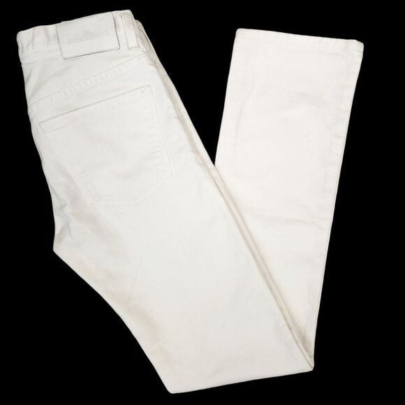 J. Lindeberg Jay Slim Fit Straight Leg 5 Pocket White Minimalist Jeans 31x34 - Picture 1 of 9